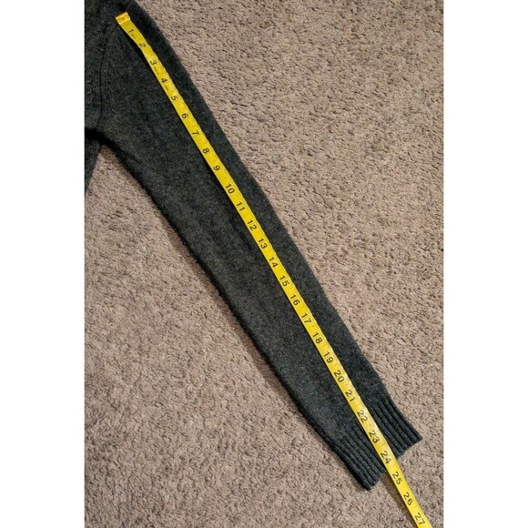 Uniqlo Wool Alpaca Blend Button Gray Cardigan Sweater Women's Medium - Picture 8 of 8